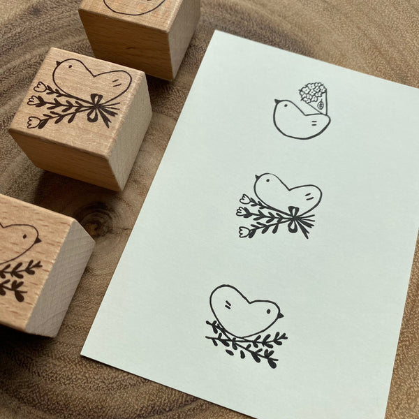 Evakaku Lovely Birds Stamp Set | 小島匠所 小鳥有愛印章組