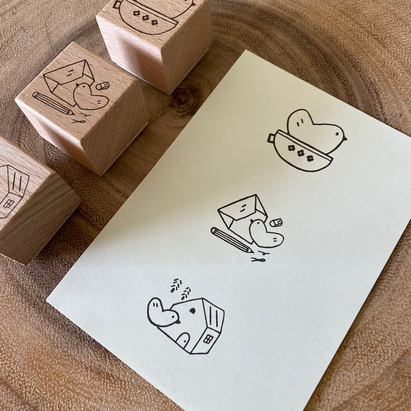 Evakaku Lovely Birds Stamp Set | 小島匠所 小鳥有愛印章組