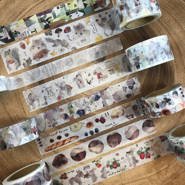 Liang Feng Washi Tape Vol. 3 - Illustration Books | 小徑文化 x 涼丰 第三彈 繪本之詩