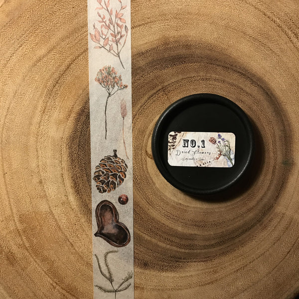 Wali Studio Flowers Washi Tape | 瓦力工作室 花的紙膠帶