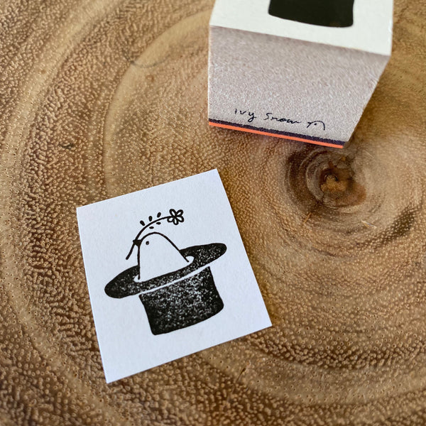 Ivy Snow Stamp, A Shy Bird | 森空印章