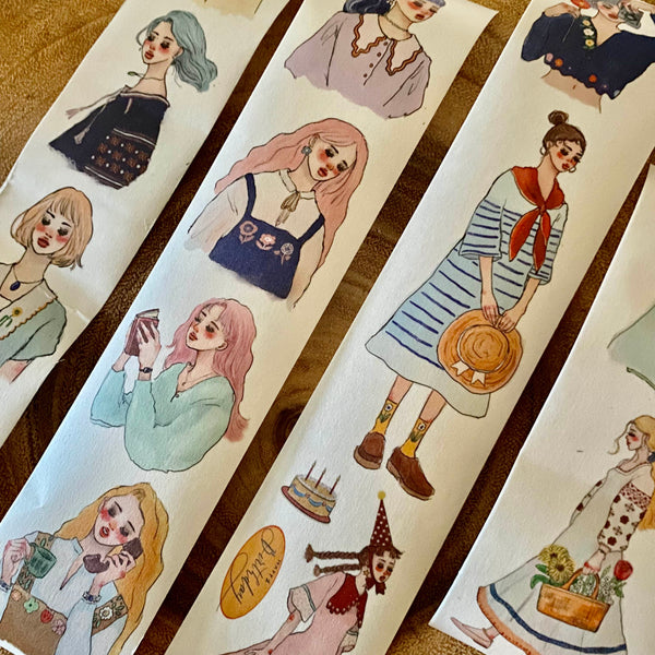 La Dolce Vita Washi Tape, The Song of Hundred Blooms | 甜蜜生活紙膠帶, 百花之歌