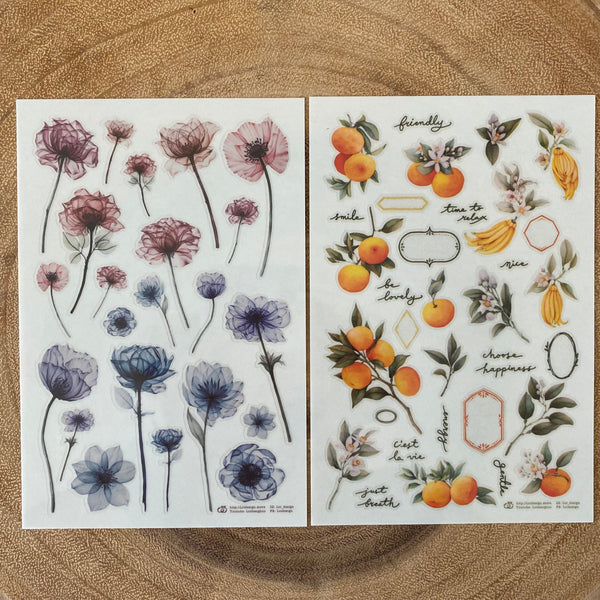 Loidesign Print-On Transfer Sticker Set, Spring | 樂意轉印貼紙包, 候春