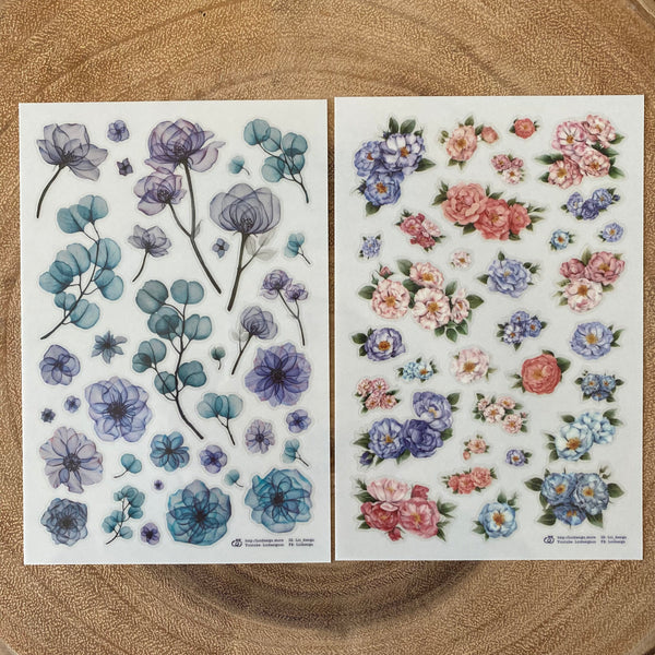 Loidesign Print-On Transfer Sticker Set, Spring | 樂意轉印貼紙包, 候春