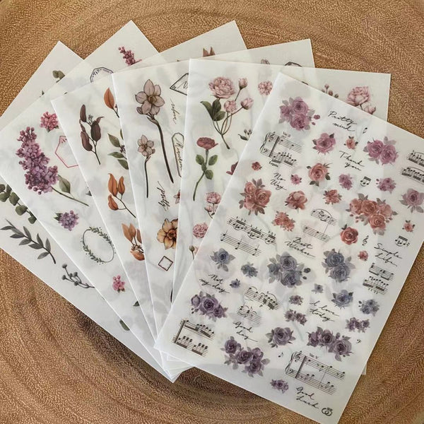 Loidesign Print-On Transfer Sticker Set, Autumn | 樂意轉印貼紙包, 盈秋