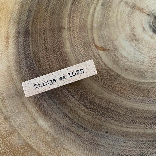 M Studio Stamp, Just Words | 屋外森集印章
