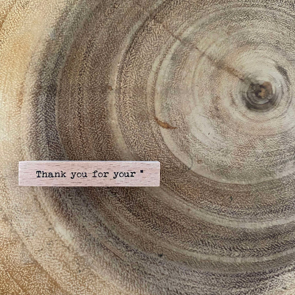 M Studio Stamp, Just Words | 屋外森集印章