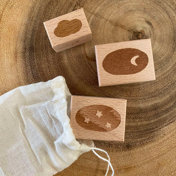 M Studio Stamp Set, Nighty Night | 屋外森集印章組