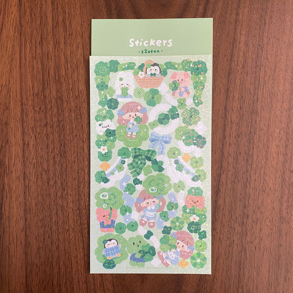 Molinta Deco Sticker, Clover | 卓大王裝飾貼紙, 四葉草