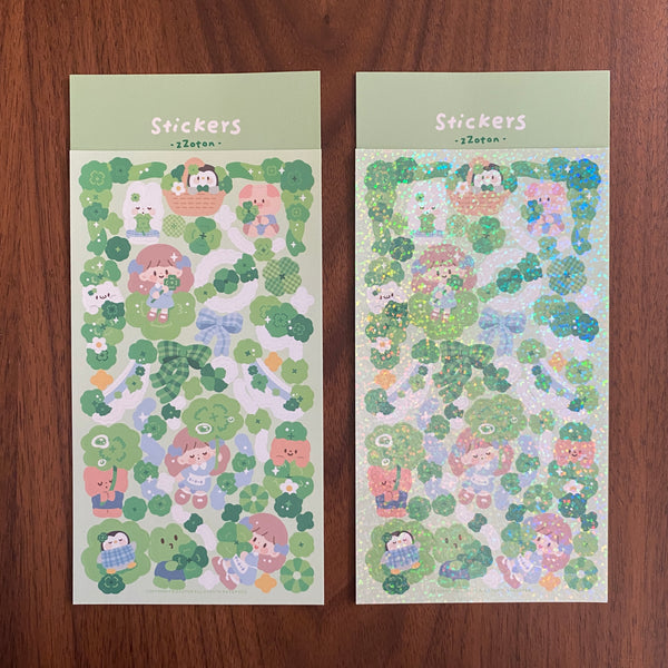 Molinta Deco Sticker, Clover | 卓大王裝飾貼紙, 四葉草