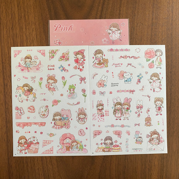 Molinta Sticker Pack, Color Series | 卓大王貼紙包, 色調系列