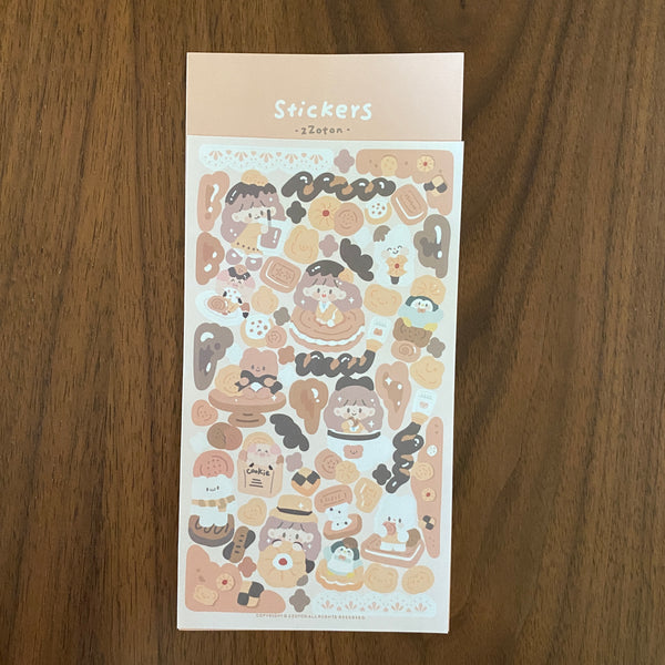 Molinta Deco Sticker, Cookie | 卓大王裝飾貼紙, 餅乾