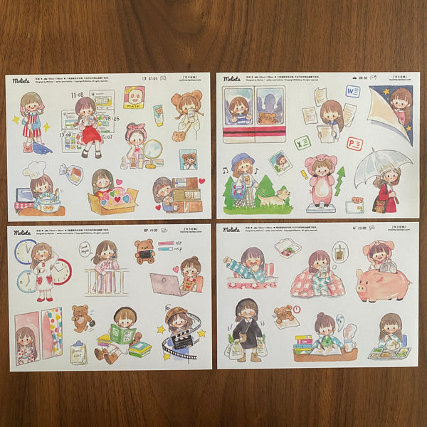 Molinta Sticker Pack, Happy Moment | 卓大王貼紙包