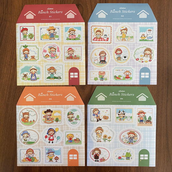 Molinta Sticker Pack, Ranch | 卓大王貼紙包, 牧場