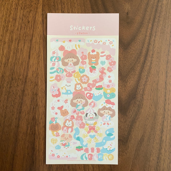 Molinta Deco Sticker, Sakura Butter | 卓大王裝飾貼紙, 櫻花奶油