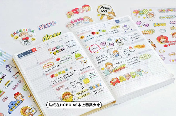 Molinta Sticker Pack, English Life | 卓大王貼紙包, 阿卓日常英文