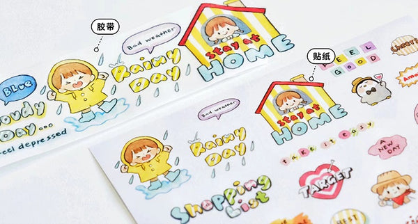 Molinta Sticker Pack, English Life | 卓大王貼紙包, 阿卓日常英文