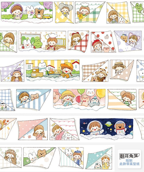 Molinta Washi Tape, Page Corner | 卓大王紙膠帶, 翻開角落