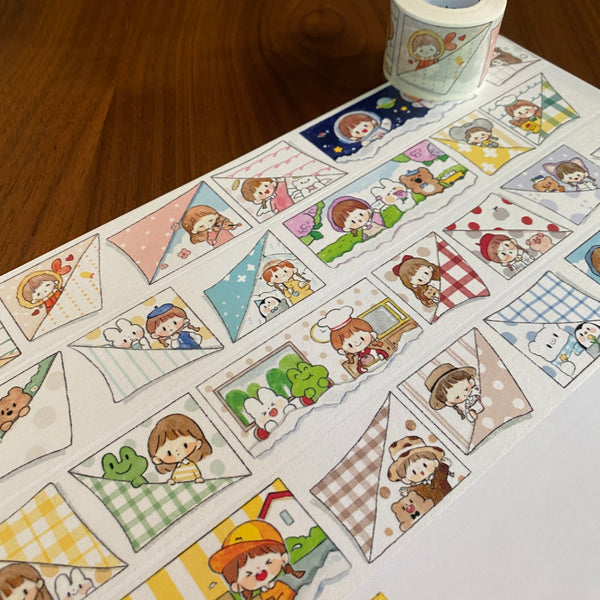 Molinta Washi Tape, Page Corner | 卓大王紙膠帶, 翻開角落