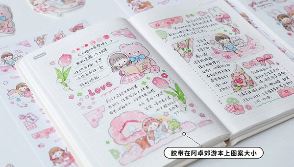 Molinta Washi Tape, Pink | 卓大王紙膠帶, 粉紅色調