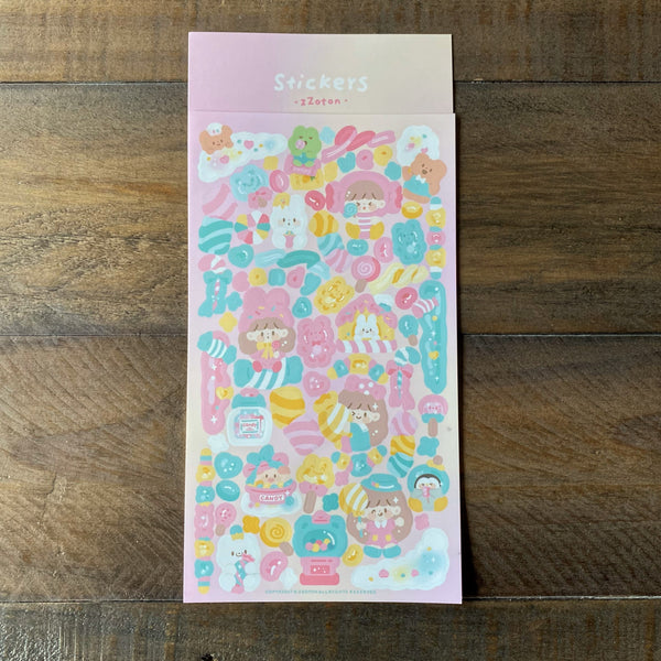 Molinta Deco Sticker, Candy | 卓大王裝飾貼紙, 美味糖果