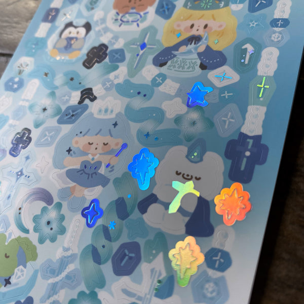 Molinta Deco Sticker, Crystal | 卓大王裝飾貼紙, 冰雪水晶