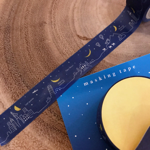 Tsukino Masking Tape Moon Story Series | 曆生活 月的紙膠帶