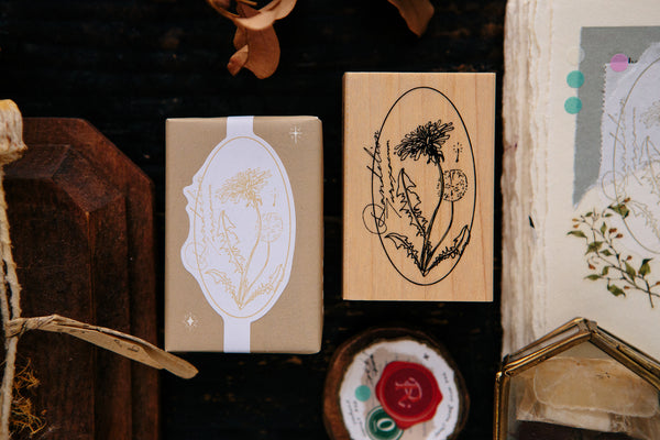 Ours Stamp, Daily Florist Series, Dandelion | 漢克 x 庫巴印章 日常花房系列, 蒲公英