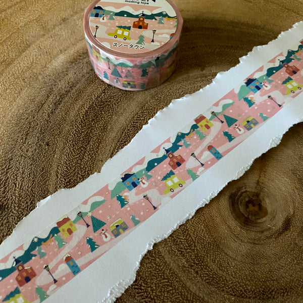 SAIEN Washi Tape, Snow Town