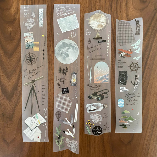 Somesortof.fern PET Tape, Travel Around | 羊君PET膠帶