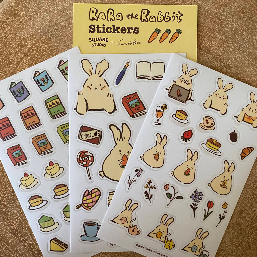 SQUARE Studio Sticker, Rara | 平方Studio貼紙 – a blank note