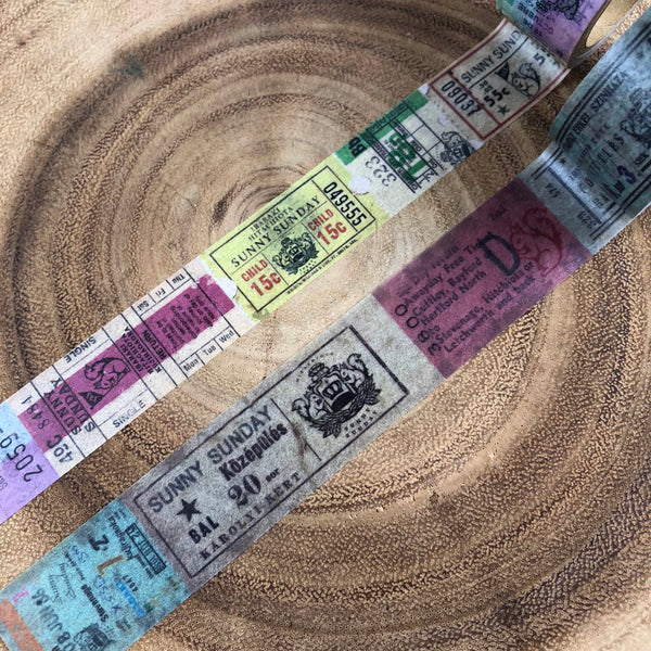 Sunny Sunday Masking Tape Travel Series | Sunny Sunday和紙膠帶 旅行系列