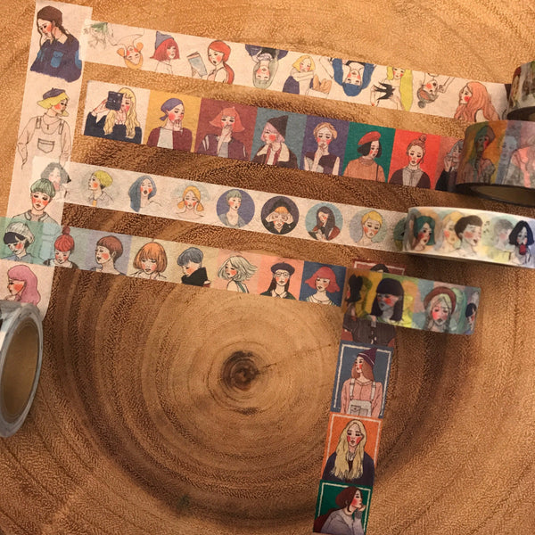 La Dolce Vita Washi Tape, Girls | 甜蜜生活紙膠帶, 女子亥