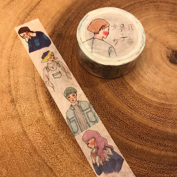 La Dolce Vita Washi Tape, Girls | 甜蜜生活紙膠帶, 女子亥