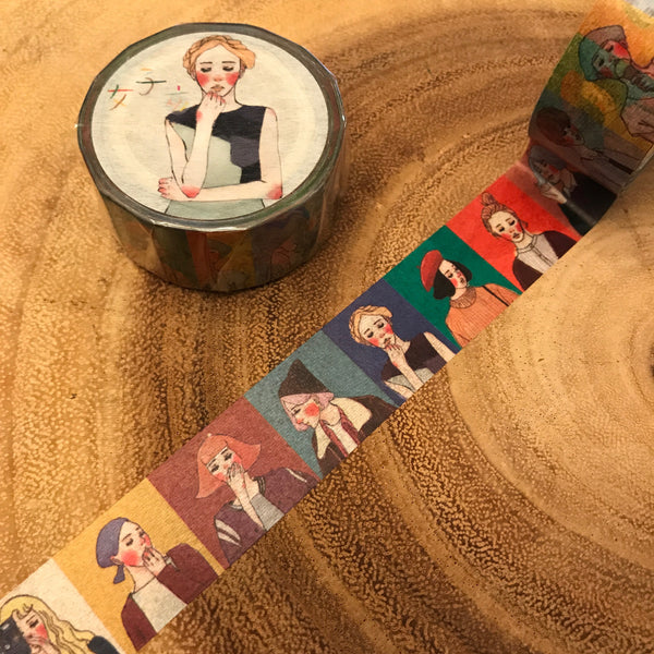 La Dolce Vita Washi Tape, Girls | 甜蜜生活紙膠帶, 女子亥