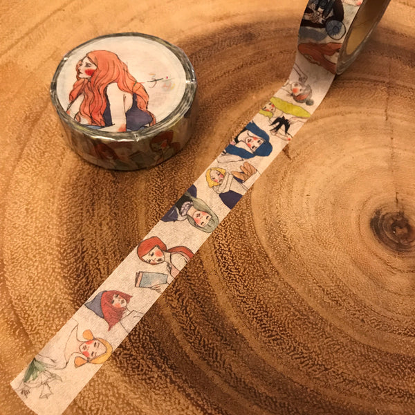 La Dolce Vita Washi Tape, Girls | 甜蜜生活紙膠帶, 女子亥