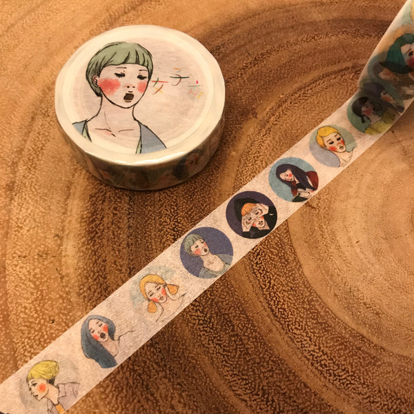 La Dolce Vita Washi Tape, Girls | 甜蜜生活紙膠帶, 女子亥