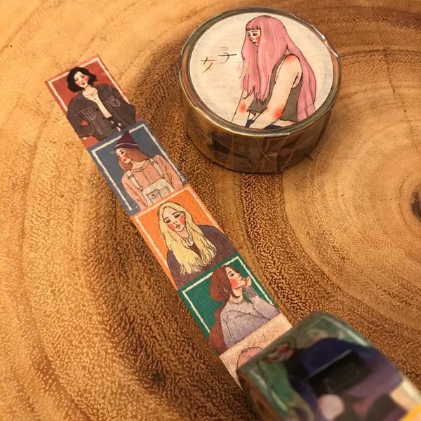 La Dolce Vita Washi Tape, Girls | 甜蜜生活紙膠帶, 女子亥