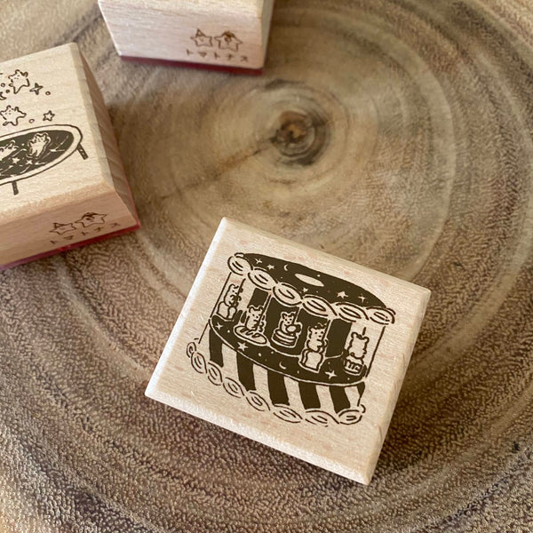 Tomatonasu Stamp, Bear Theme Park | 番茄子印章