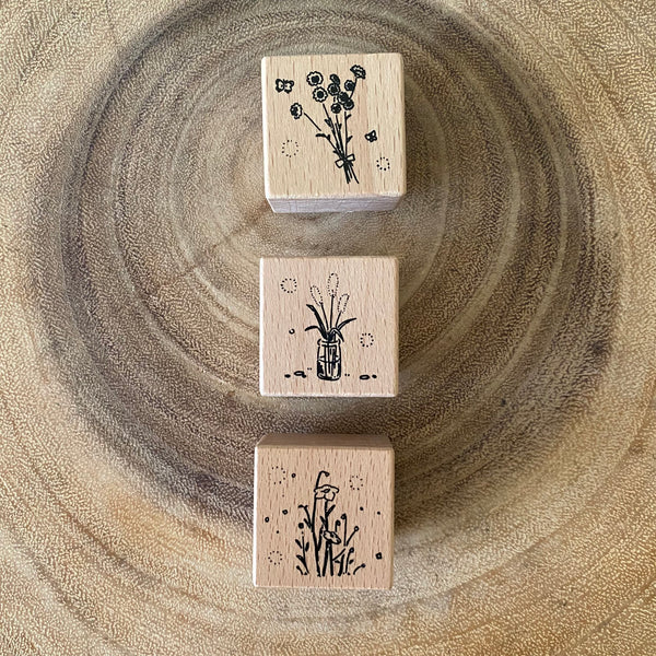 Tomatonasu Stamp, Flower | 番茄子印章