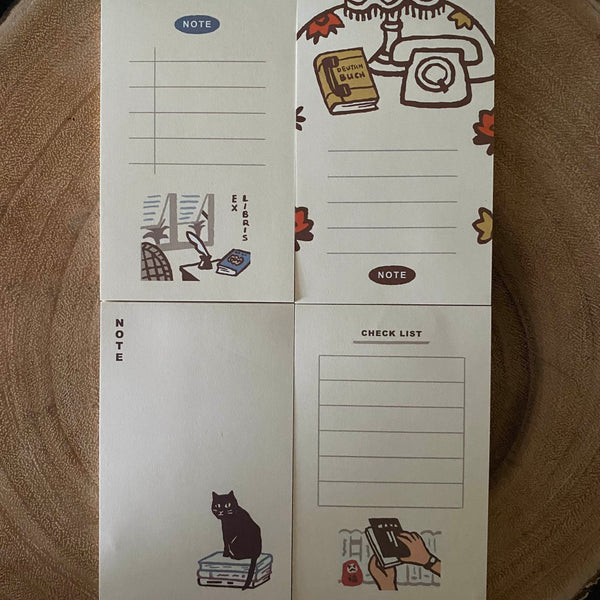 unimoco Memo Pad, EX-LIBRIS | 日日有書便條本