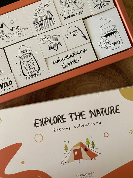 unimoco Stamp Set, Explore The Nature | 野營生活印章組