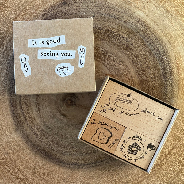 Yeon Charm Stamp Set, It's Good Seeing You | Yeon Charm印章組