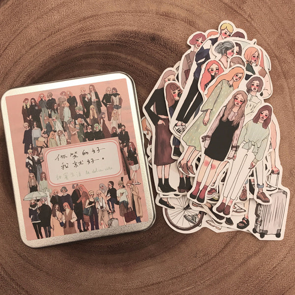 La Dolce Vita Sticker Set, You and Me | 甜蜜生活 你笑得好我就好貼紙組